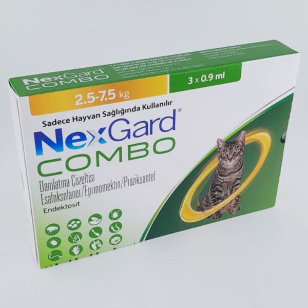 NexGard COMBO 2.5-7.5 kg arası Kediler için İç Dış Parazit Damlası